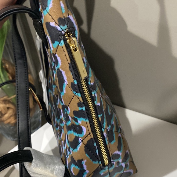 Ted Baker Quilted Animal Print Backpack - Picture 10 of 11